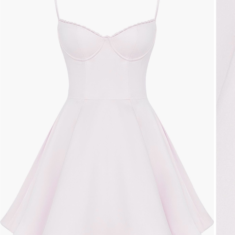 House of CB Pink Mini Dress - Minimoiselle Fit & Flare - Picture 4 of 8